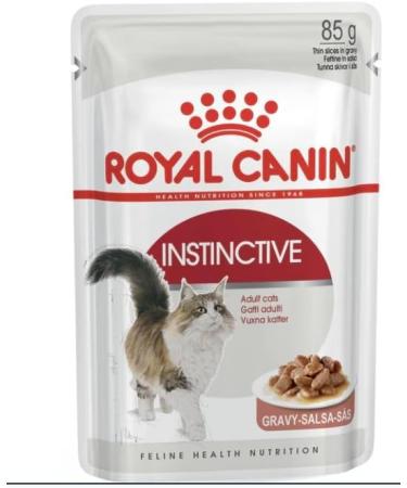 Royal Canin Instinctive in GRAVY Wet Adult Cat Food (24 x 85g)