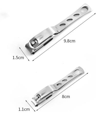 SVAASA Nail Clippers 360 Degree Rotary Cuticle Nail Clipper Fingernail Toenail Scissor Cutter Trimmer Manicure Pedicure Toe Finger Nails Tools (Size : 2Pc) - Buy Online on GoSupps.com