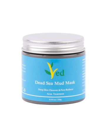 Dead Sea Mud Mask for Face Body & Hair | 100% Natural and Organic | Facial Clean Skin Moisturizer and Detox | Face Mask Clears Acne Improve wide pores and Wrinkle Reducer | 260 ml
