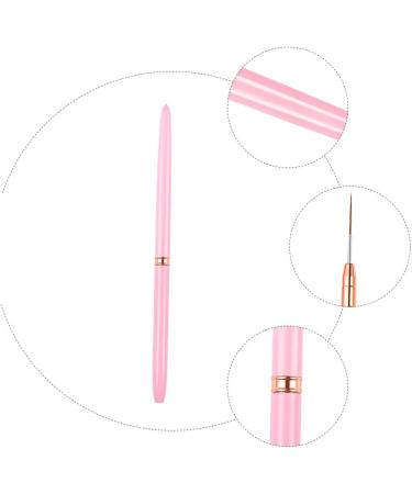 FRCOLOR Drawing Pen for Nail Art Nail Art Tool Nail Tools Gel for Nails Nail Pens for Nail Art Dotting Tools for Nails Pen for Dotting Nails Nail Brush 17.9x1cm Pink (pink 2) - Buy Online on GoSupps.com