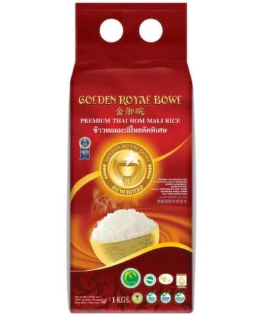 Golden Royal Bowl Thai Hom Mali Jasmine Rice & Glutinous Rice 1kg (Pack of 2) - Buy Online on GoSupps.com