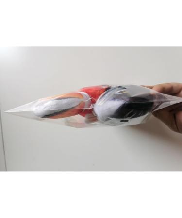 Interactive Cat Toys Fish - Electric Plush Catnip Fish USB Rechargeable Washable Black & Red - Buy Online on GoSupps.com