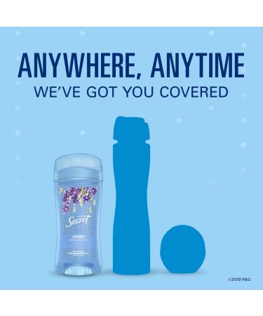 Secret Deodorant for Women | Fresh Clear Gel Lavender Scent | 3.4 Oz, Pack of 3 - Buy Online on GoSupps.com