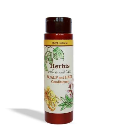 Flos de Herbis HERBIS Natural conditioner for hair and scalp 200 ml antihair loss peel preventive conditioner with shea almond and sesame oil panthenol