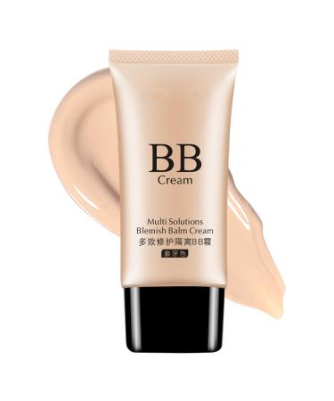 Hydrating BB Cream Tinted Moisturizer BB Cream for natural skin types Multi effect foundation primer BB cream Full-Coverage Foundation and Concealer Evens Skin Tone Oil-Free Medium