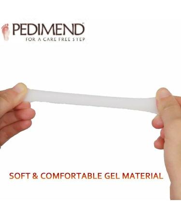 PEDIMEND Soft Silicone Gel Big Toe Cap Protector - Straightener - Prevent Corn - Blisters - Friction Injury - Toe Nail Protector - Ingrown Toe Nails Unisex - Foot Care 3Pairs - 6Pcs - Buy Online on GoSupps.com