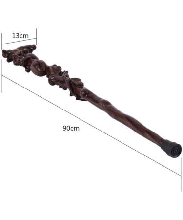 Crutches Black Sandalwood Carved to Send Their Elders He Shou Walker Cane Crutches Anniversary Lucky Star - Buy Online on GoSupps.com