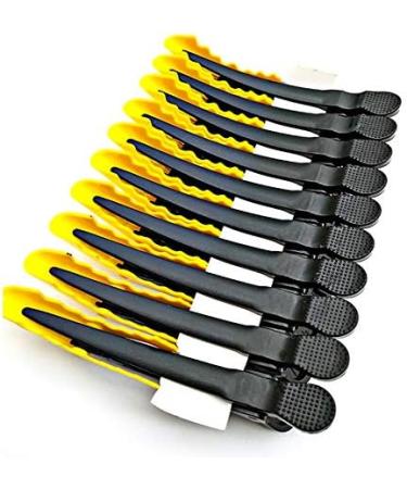 10 Pcs Pink 11CM 4.3Inch Plastic Professional Alligator Clip Hair Partition Positioning Barrettes Fringe Hair Fixing Clamp Ponytail Hair Divider Clasp Hairpin Grips Hairstyle Tool for Home Salon - Buy Online on GoSupps.com