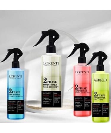  Lorenti LORENTI TOKYO & SEOUL 2Phase Biotin & Collagen Hair Conditioner 400ml | Hair Treatment | Spray Treatment | Detangling Spray Care for Normal to Dry Hair | - Buy Online on GoSupps.com