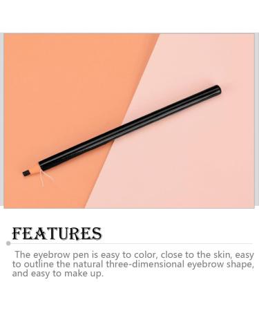 twcrvil Eyebrows Pen Smooth Lines Colored Pencils Good Toughness Eye Shadow Cosmetic Brush Tool Easy Control Precise Application - Buy Online on GoSupps.com
