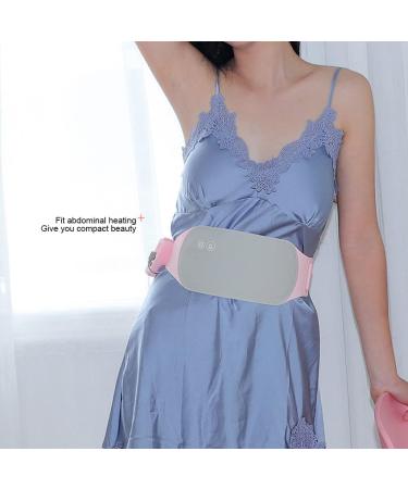 Portable Heating Pad for Period Cramps and Back Pain - USB Belly Wrap with Vibration Massage - 3 Heat Levels - Women's Fast Heating Belt - Buy Online on GoSupps.com