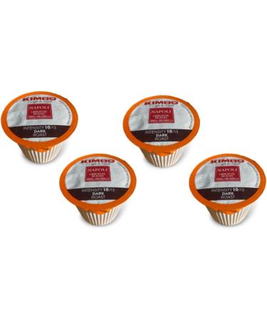 Kimbo Napoli Blend 100% Arabica | 60 Count Keurig K-Cup Compatible Pods | Dark Roast Intensity 10/13 | Roasted Blended and Made in Italy - Buy Online on GoSupps.com
