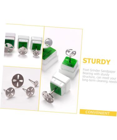 FRCOLOR 4pcs Foot Bearings Wisking Tool Electric Nail Tool Electric Foot Bearing Electric Grinders Sandpaper Bearing Flower Clips Pedicure Stainless Steel Mandrel - Buy Online on GoSupps.com