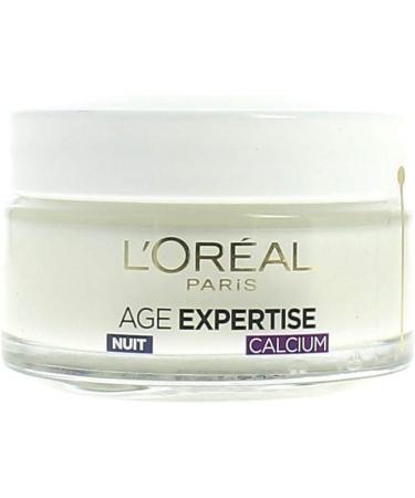  L'Oreal Paris L'Or al Paris - Fortifying Anti-Aging Night Cream - Triple Action Redensifying Anti-Wrinkle Night Care - Enriched with Calcium - For Mature Skin - From age 55 - Age Expertise - 50 ml - Buy Online on GoSupps.com