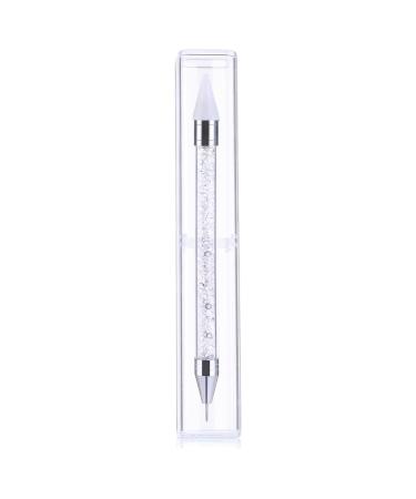 Double-Sided Nail Strass Picker Tool - Wax Pencils for Rhinestones & Diamond Painting | Colorful Pencils with Storage Box (White) - Shop Internationally - Buy Online on GoSupps.com