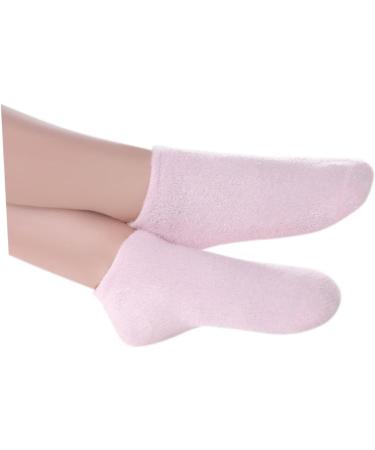  Healeved Healeved 1 Pair Gel Foot Cover Moisturizer Feet Skin Hydrating Heel Socks Care Moisturizing Socks for Women Gel Hydrating Socks Pink - Buy Online on GoSupps.com