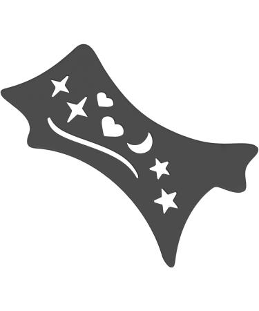 Eyeshadow and Eyeliners Stencils Pad | Flexible Soft Eyeliners Tool | Contour Eye Liners Guide Reusable Cleaning Cloths for Women Black - Buy Online on GoSupps.com