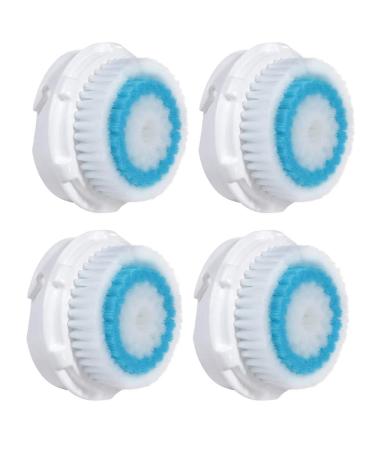 Compatible Replacement Facial Cleansing Brush Heads (4-Pack)