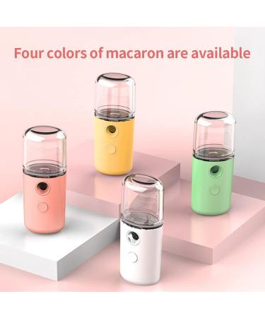 Nano Facial Mister Facial Mist Sprayer USB Recharging Handheld Face Steamer for Skin Care Moisturizing Hydrating Green 30ML - Buy Online on GoSupps.com