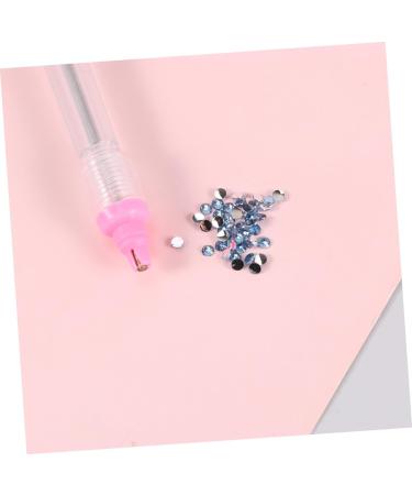 FRCOLOR 1 Set of Gemstones for Nails Nail Rhinestones Rhinestones for Nails Nail Decoration Nail Art Tools Nail Rhinestone Kit Bagged Set Pointed Drill Nail Pen 3D Jewel pink 16x1cm - Buy Online on GoSupps.com