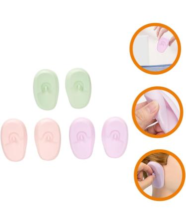 NOLITOY Earmuffs - 3 Pairs Colored Ear Covers for Hair Drying & Showering | Pink Bathroom Accessories & Ear Protection - Buy Online on GoSupps.com