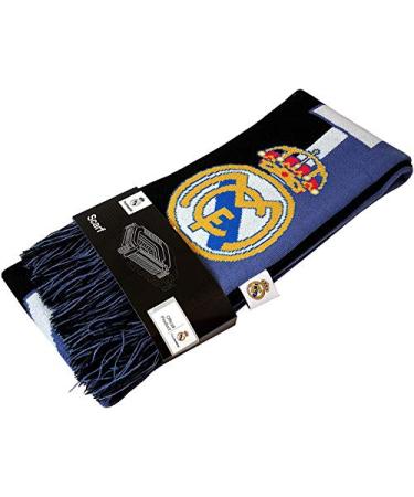 Real Madrid Scarf Navy and Beanie Winter New Season 2016-2017 (Black)