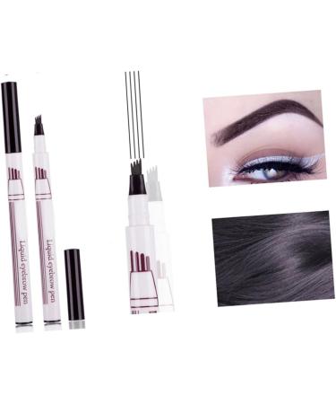 DOITOOL 2pcs Brow Pencil Waterproof Eyebrow Pen Eyebrow Makeup Tool Eyebrow Powder No Smudge Miss - Buy Online on GoSupps.com