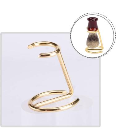 ZBJBinCH Shaving Brush Holder Deluxe Shaving Stand Shaving Razor and Brush Stand for Safety Razor Stand Place manual shaving foam brush Stainless Steel (Golden Without Brush) - Buy Online on GoSupps.com