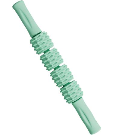Massage Roller - Ergonomic Body Massage Stick for Muscle Recovery Yoga & Fitness - Green - Buy Online on GoSupps.com