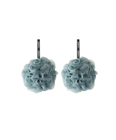 WOIWO 2PCS Bath Flower Bath Balls  Rubbing Bath Foam Bath Towel  Plain Bath Flower