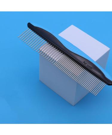 Professional Pet Comb Dogs Grooming Comb Pet Grooming Comb for Dog Cat Etc Multifunction Stainless Steel Teeth Home(Blue) - Buy Online on GoSupps.com