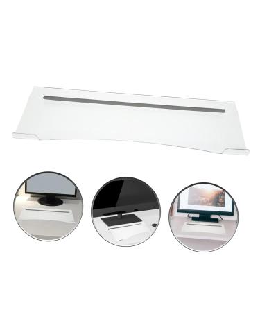Buy Hemoblo 2-Piece Acrylic Keyboard Rest - Aesthetic Desk & Gaming Accessories | Slipproof Transparent Presentation Stand - 43x14cm - Buy Online on GoSupps.com