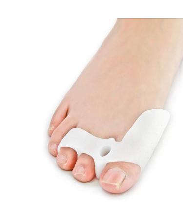 ENPAP Toe Separator Socks Gel Separators Non-Slip Hammer Straightener Big Protector for Men Women Corrector Foot Pain Relief Silicone Spacers Wear in Shoes