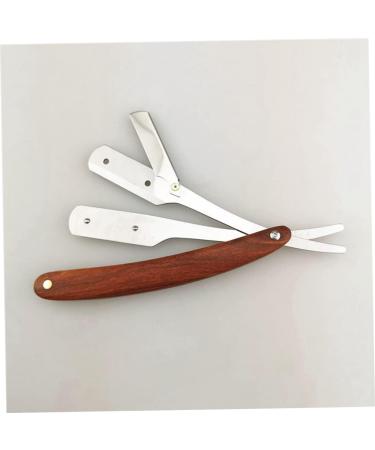 Premium Hapinary Flacberator 2ST Men's Razor Set - Professional Straight Handheld Razor & Old-Fashioned Bamboo Shave - 2 Pcs for Ultimate Grooming - Buy Online on GoSupps.com