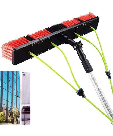 Window Clean Brush with 30CM Brush head 5-12M Water Fed Telescopic Brush Extendable Cleaner Conservatory Roof and Photovoltaic Cleaning Tools 5m