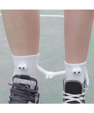 3D Magnetic Couple Holding Hands Socks - Funny and Unique Design - Buy Online on GoSupps.com