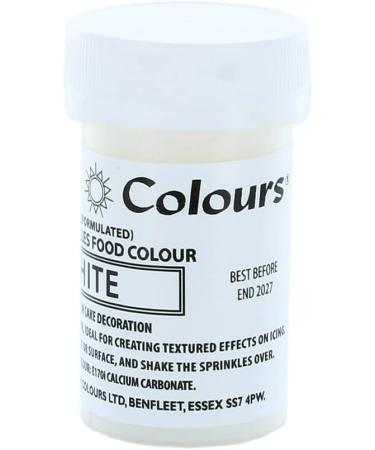 Sugarflair Sugar Sprinkles - White - E171 Free - Colourful Cake Decorations Sprinkle Some Fun With Vibrant Edible Glittering Sugar Pieces For Cupcakes Cakes and Desserts - 20g - Buy Online on GoSupps.com