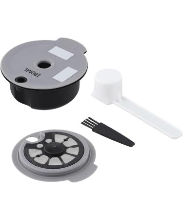  Durashmall Durashmall Reusable Coffee Capsule for Bosch Coffee Machines 12g Capacity with 60ml Lid 180ml Lid Spoon and Brush Eco-Friendly Accessory Set - Buy Online on GoSupps.com