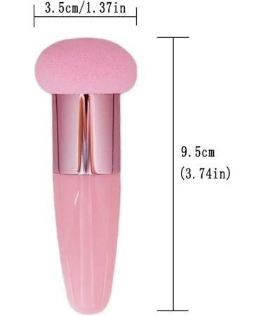 Mushroom Head Makeup Brushes Powder Puff Cosmetic Sponge With Handle Women Fashion Professional Makeup Beauty Tools (Color : Watermelon red) - Buy Online on GoSupps.com