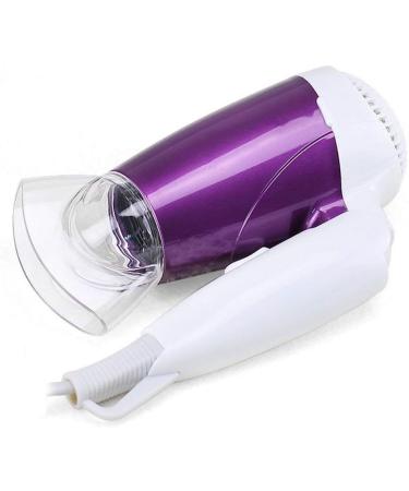 ADITAM Dryer with Folding Handle Dual Voltage Travel Hair Dryer Color: Purple Double The Comfort - Buy Online on GoSupps.com