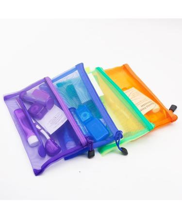Portable Dental Travel Set - 8-Piece Custom Oral Care Kit for Hygiene & Orthodontics (Blue - Buy Online on GoSupps.com