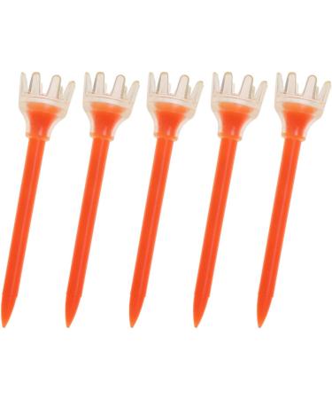 5pcs Lightweight & Durable Plastic Crown Top Golf Tees 7CM - Random Color - Buy Online on GoSupps.com