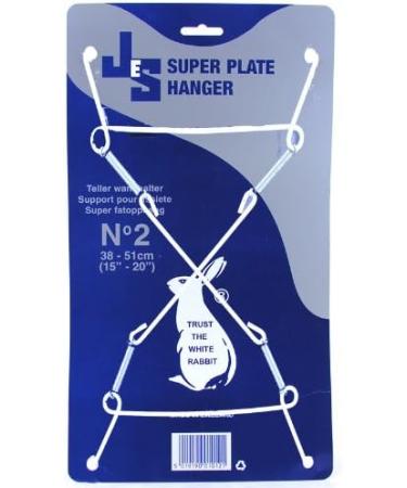 Buy JES Super Plate Hanger Size 2 (38-50 cm) - Perfect for Displaying Plates | International Shipping Available - Buy Online on GoSupps.com