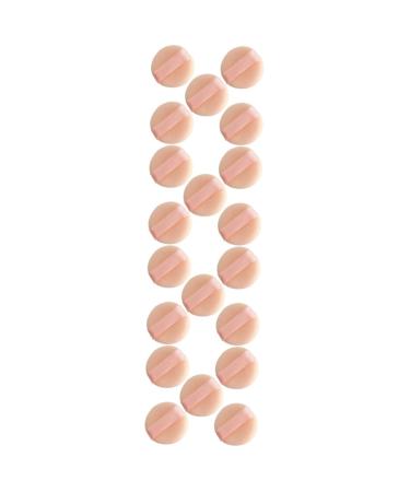 FRCOLOR 20 Pcs Makeup Blush Makeup Make up Setting Powder Makeup Puff Powder Puff Makeup Foundation Make up for Face Puffs Girl Flocking Makeup Pad The Face
