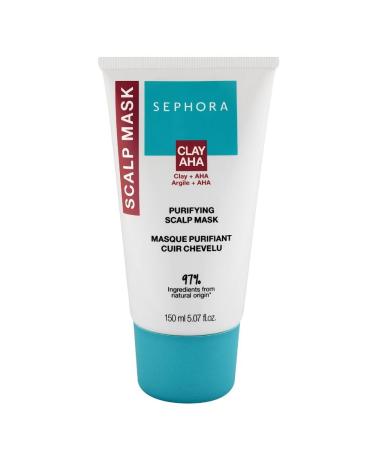SEPHORA COLLECTION Purifying Green Clay Scalp Mask + AHA 5 oz / 150 ml