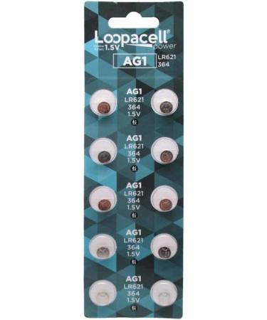10 Pack AG1 Alkaline Watch Batteries - SR621 SR621SW 364 164 | Long-lasting Power for Watches - International Shipping Available - Buy Online on GoSupps.com