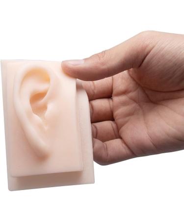 1 Pair Ear Model Silicone Ear Model for Acupuncture - Soft Silicone Artificial Ear Model - for Piercing Practice Training Earrings Earphone Display Props - Buy Online on GoSupps.com