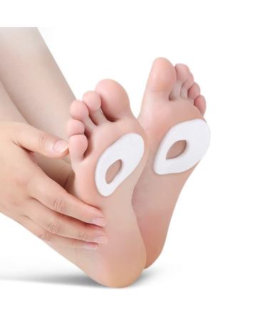 4 Pcs Self-Stick Corn Cushions - Adhesive Callus and Toe Protectors for Foot Care - White - Buy Online on GoSupps.com