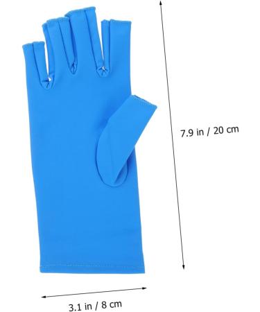 WOFASHPURET 1 Pair Nail Gloves Manicure Elastic Spandex Child 20X8X0.4CM - Buy Online on GoSupps.com