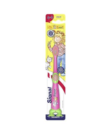 Signal Kids Children's Toothbrush 0-6 Years Care for children's teeth with ultra-soft bristles 1 piece 1 piece (1 pack)